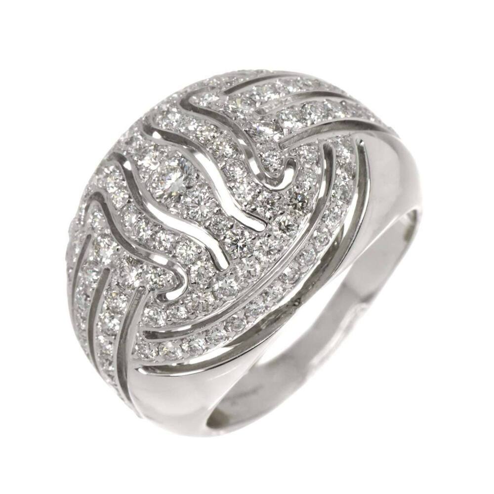 Salvatore Ferragamo Ferragamo 1 Diamond Ring, 18K WG White Gold 750